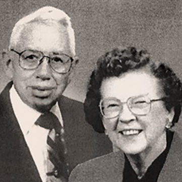 Photo of Wilbur B. & Catherine Tendrick. Link to their story.