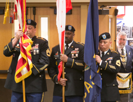 Photo of presentation of the flags. Link to What to Give. Photo of presentation of the flags. Link to What to Give.